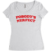 Pobodys Nerfect Kristen Bell Women's Triblend Scoop T-shirt