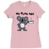 my puns are koala tee Ladies Fitted T-Shirt