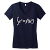 sex equation Women's V-Neck T-Shirt