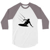 kitesurfing 3/4 Sleeve Shirt