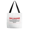 Free Orgasm Coupon Tote Bags
