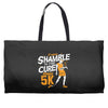 shamble to the cure zombie 5k Weekender Totes