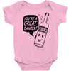 vodka dancer Baby Onesie