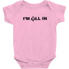 i'm all in poker player Baby Onesie