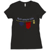 143. my wife sunning her clothes 039 Ladies Fitted T-Shirt