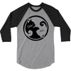 yinyang cats 3/4 Sleeve Shirt