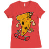 pizzaboarding Ladies Fitted T-Shirt