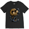 skull anchor V-Neck Tee