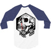skull hexagon 3/4 Sleeve Shirt