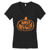 happy halloween 4 Women's V-Neck T-Shirt