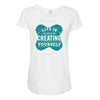 ife is creating Maternity Scoop Neck T-shirt