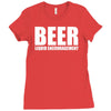 beer liquid Ladies Fitted T-Shirt