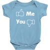 me you facebook Baby Onesie