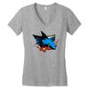 hockey royalty Women's V-Neck T-Shirt