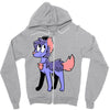 yorkie palette custom Zipper Hoodie