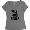 Fly You Fools Women's Triblend Scoop T-shirt