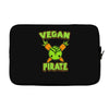 vegan pirate Laptop sleeve