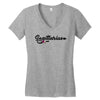 sagittarius violet Women's V-Neck T-Shirt