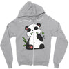 panda (2) Zipper Hoodie