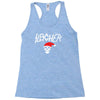 sleigher metal style xmas Racerback Tank