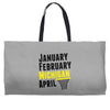 January February Michigan April - March Madness Basketball Weekender Totes