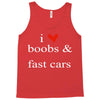 boobs &amp; fast cars Tank Top