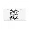 don't stop the music License Plate