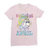 unicorns are born in april cute unicorn Ladies Fitted T-Shirt
