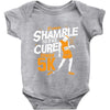 shamble to the cure zombie 5k Baby Onesie