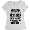 My Gigi is Totally My Most Favorite Guy Of All Time In The History Of Women's Triblend Scoop T-shirt