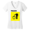 trash Women's V-Neck T-Shirt