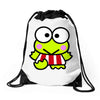keroppi2 Drawstring Bags