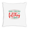 merry christmas ya filthy animal Throw Pillow