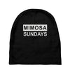 mimosa sundays brunch mens Baby Beanies