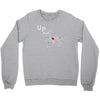 up and atom funny science best product Crewneck Sweatshirt