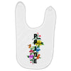 Pride Floral LGBT Colors Baby Bibs