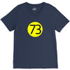 73 the perfect number t shirt the big bang theory cool funny V-Neck Tee
