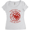 mother of dragons Women's Triblend Scoop T-shirt