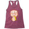 hey man Racerback Tank