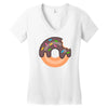 donut Women's V-Neck T-Shirt