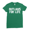 outlaws for life Ladies Fitted T-Shirt