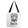 Life After Death Mess With My Daughter Tote Bags
