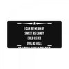 Super November Girl License Plate