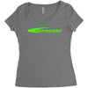 kawasaki team Women's Triblend Scoop T-shirt