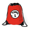 thing 1 Drawstring Bags