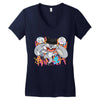 playing games Women's V-Neck T-Shirt