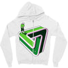 puzzled putter Zipper Hoodie