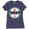 want to ken diversion heineken Ladies Fitted T-Shirt