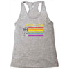 lightsaber rainbow Racerback Tank