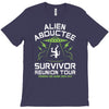 alien abductee survivor tour ufo nerd geek comic funny T-Shirt
